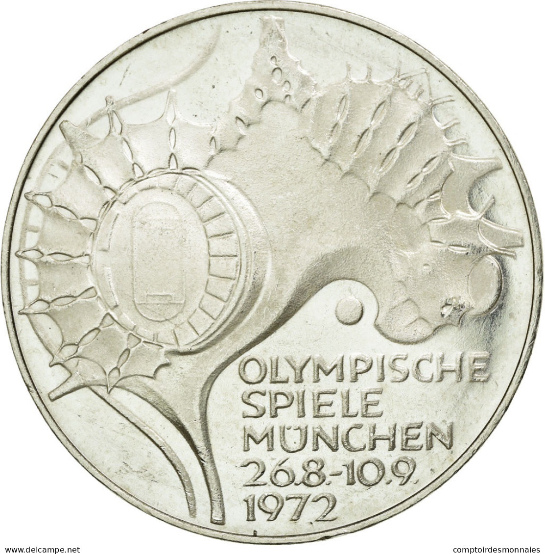 Monnaie, République Fédérale Allemande, 10 Mark, 1972, Stuttgart, SUP+ - Commémoratives