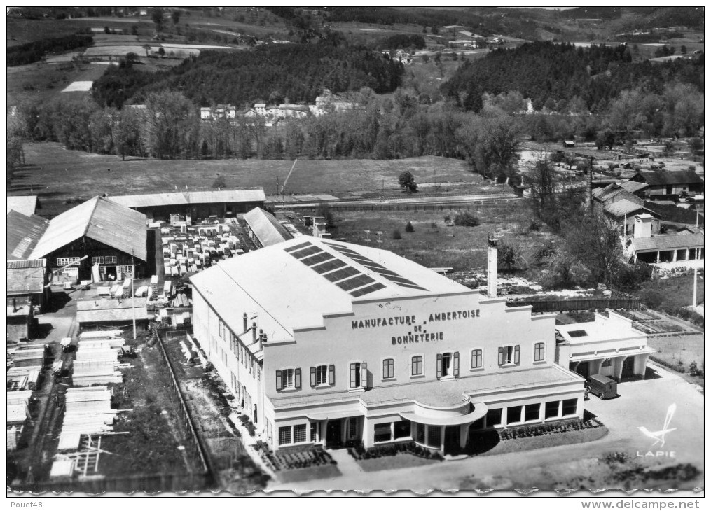 63 - AMBERT - Avenue E. Chabrier - Vue Aérienne - Ambert