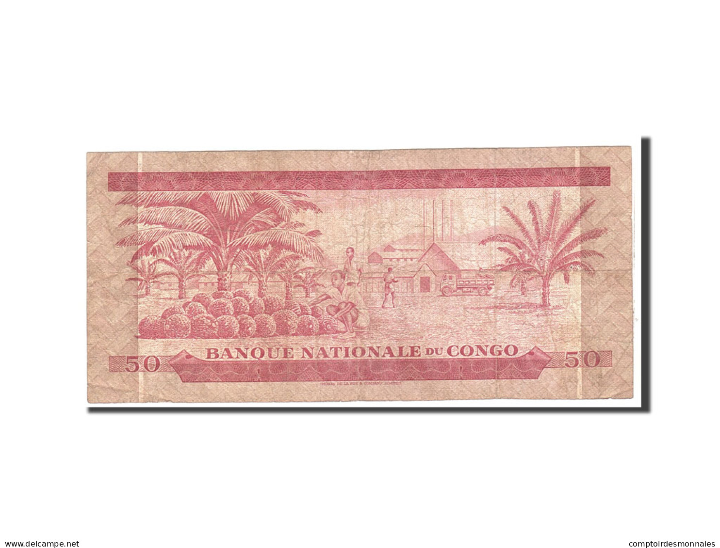 Billet, Congo Democratic Republic, 50 Makuta, 1970, 1970-01-21, KM:11a, TB - Republiek Congo (Congo-Brazzaville)