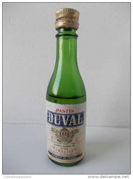 - Ancienne Mignonnette PASTIS DUVAL - - Mignonnettes