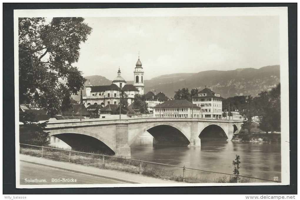 CPA - Suisse - Schweiss - SOLOTHURN - SOLEURE - Roti Brucke  // - Soleure