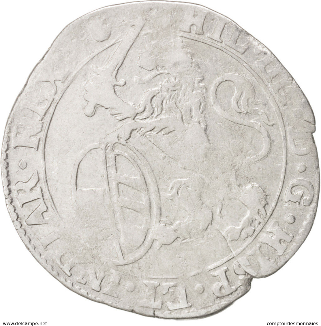 Monnaie, Pays-Bas Espagnols, BRABANT, Escalin, 1623, Anvers, TB+, Argent - Altri & Non Classificati