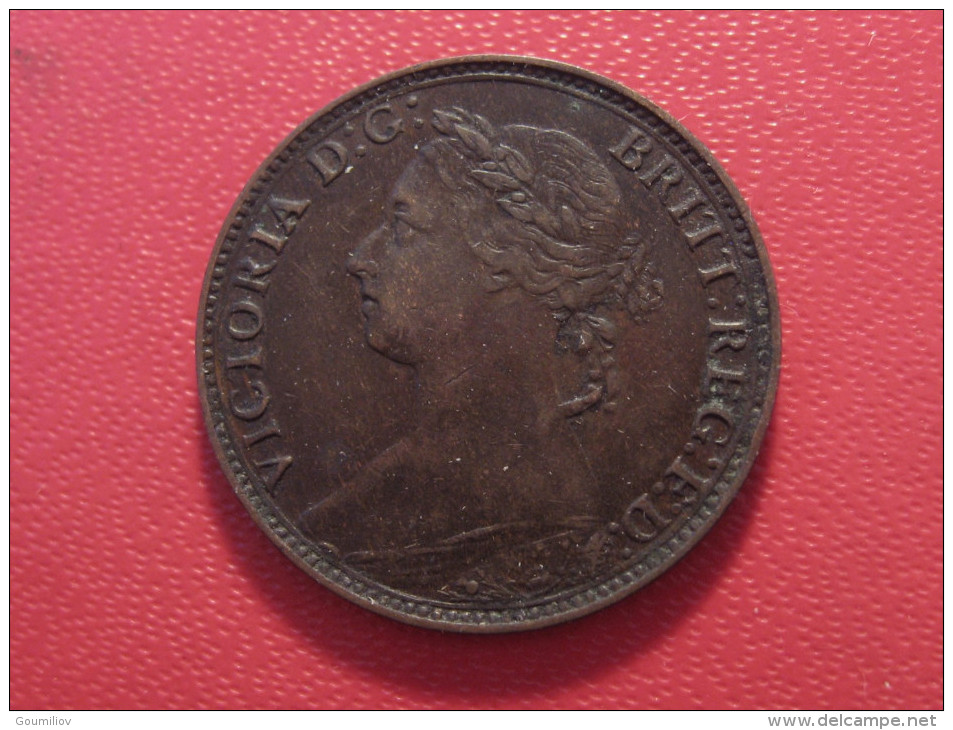 Grande-Bretagne - UK - Farthing 1881 Victoria 6028 - B. 1 Farthing