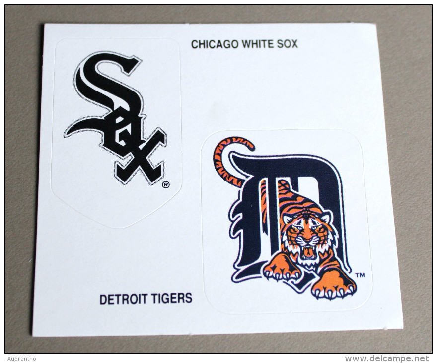 Autocollant Basket NBA Chicago White Sox Detroit Tigers Pub Frosties 1995 - Other & Unclassified