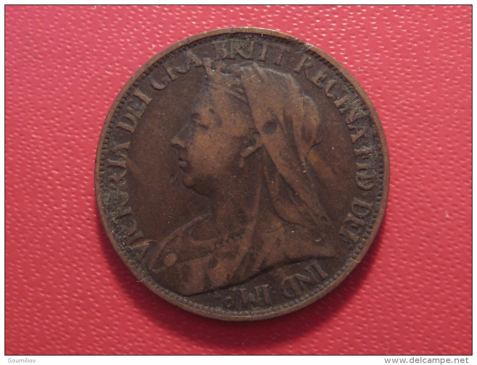 Grande-Bretagne - UK - Farthing 1897 Victoria 6032 - B. 1 Farthing