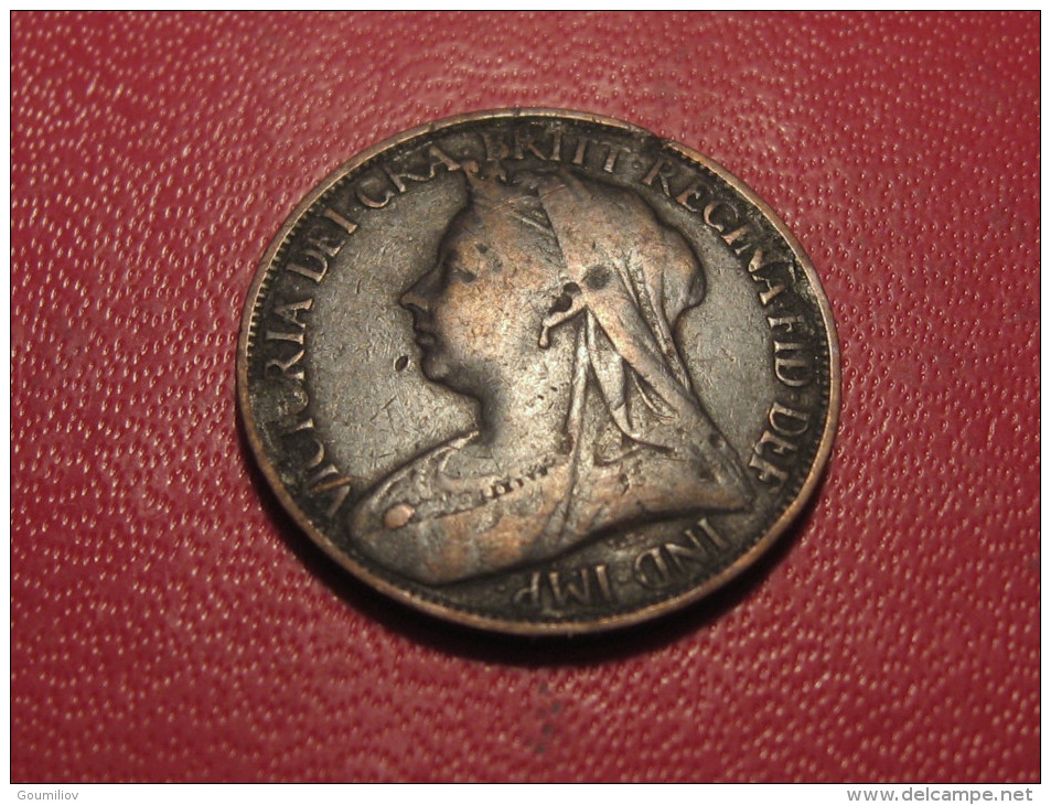 Grande-Bretagne - UK - Farthing 1897 Victoria 6032 - B. 1 Farthing