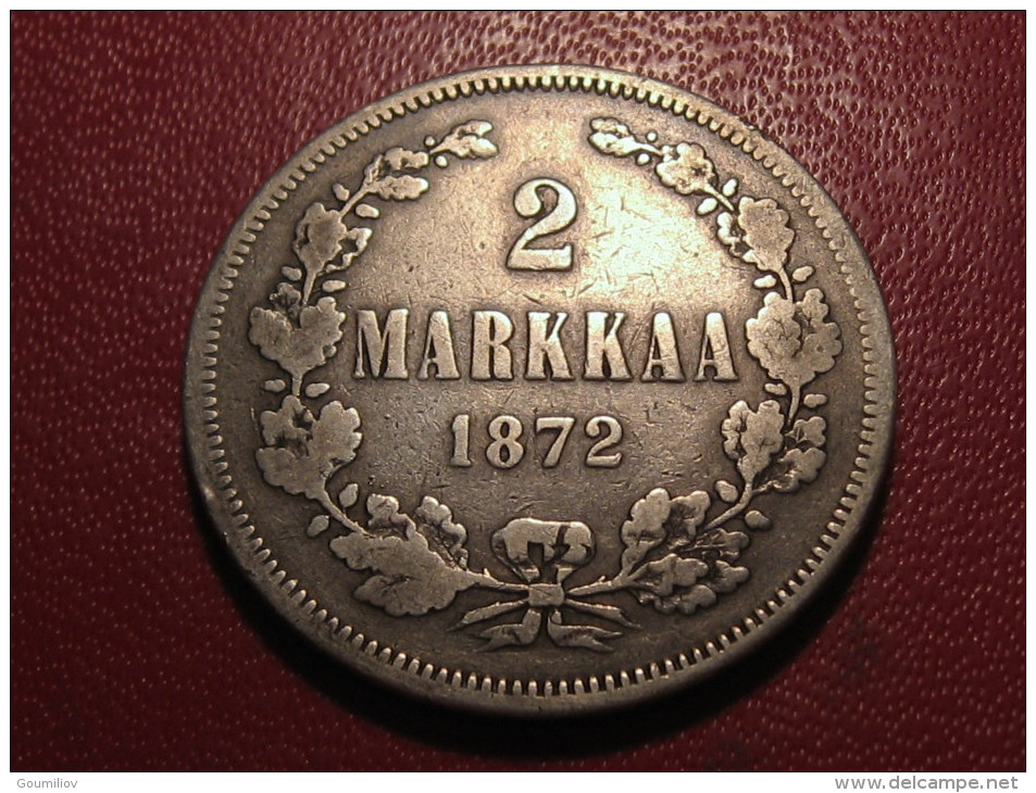 Finlande - 2 Markkaa 1872 3396 - Finlande