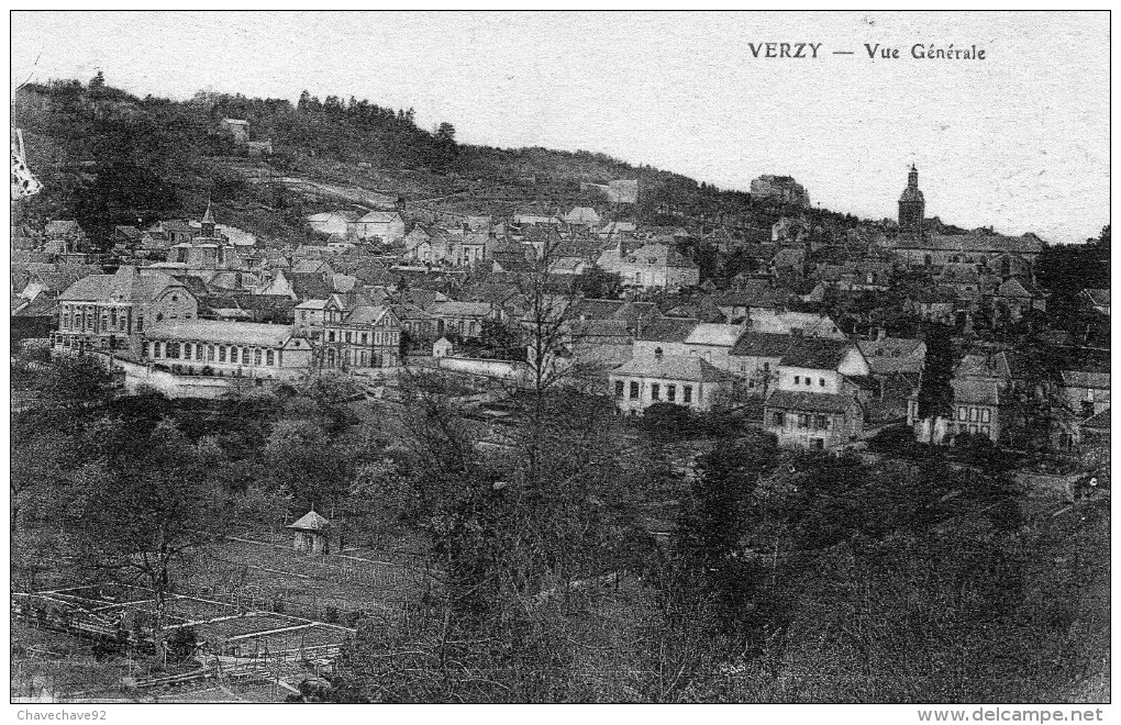 CPA  -     VERZY    -    VUE GENERALE - Verzy