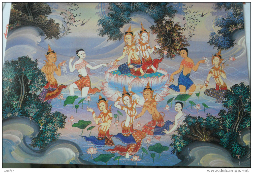 Thai Girls Painting - Buddhism