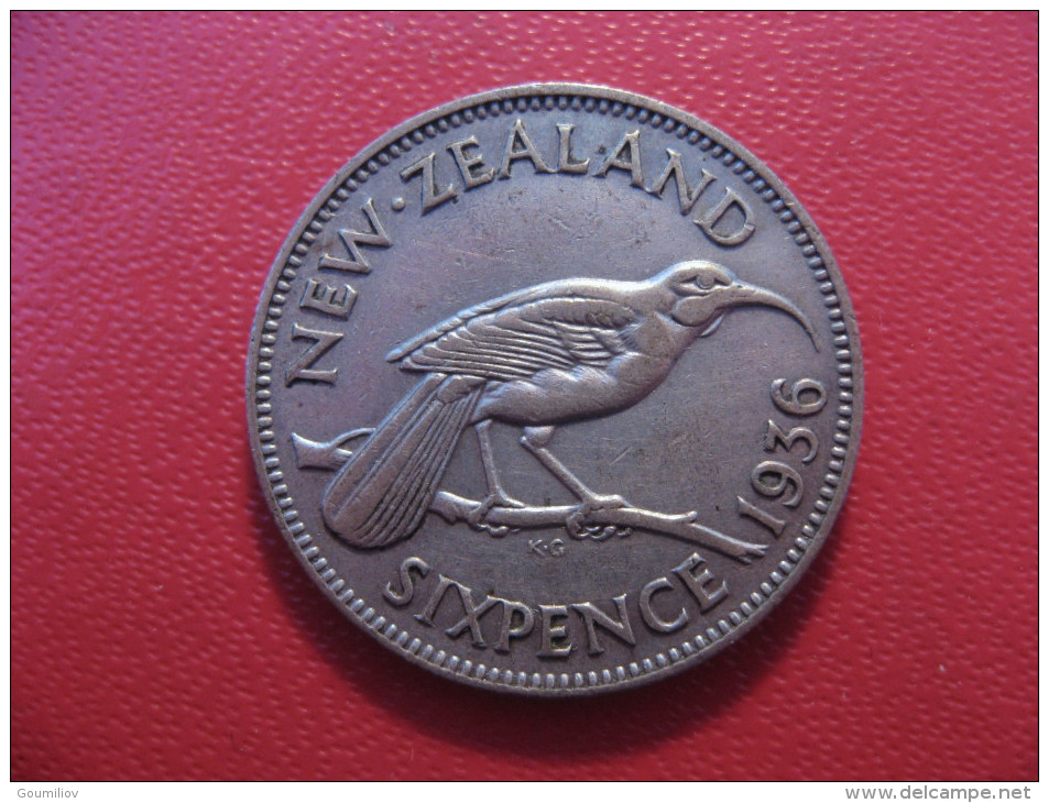 Nouvelle-Zélande - 6 Pence 1936 George V 5351 - New Zealand