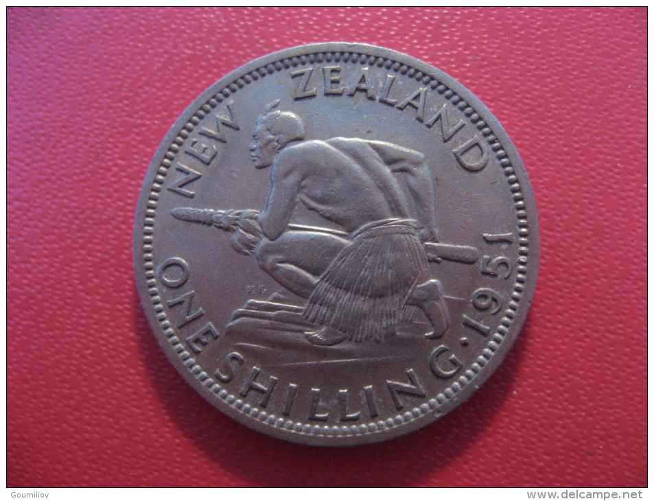 Nouvelle-Zélande - One Shilling 1951 George VI 5355 - New Zealand