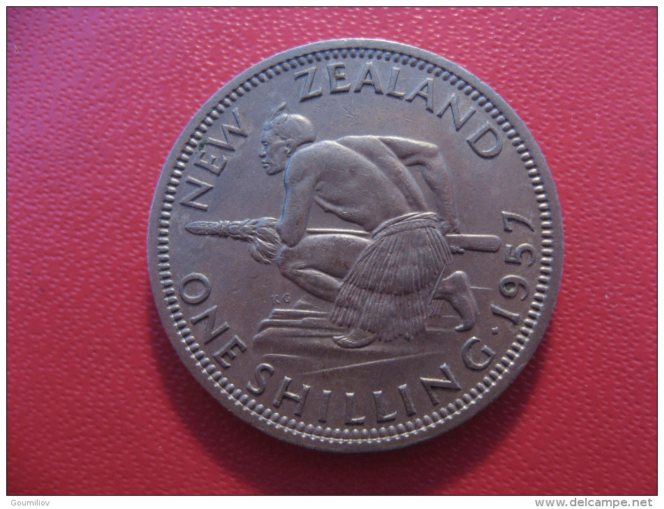 Nouvelle-Zélande - One Shilling 1957 Elizabeth II 5347 - Nouvelle-Zélande