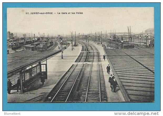CPA 57 - Chemin De Fer è La Gare Et Les Voies JUVISY-SUR-ORGE 91 - Juvisy-sur-Orge