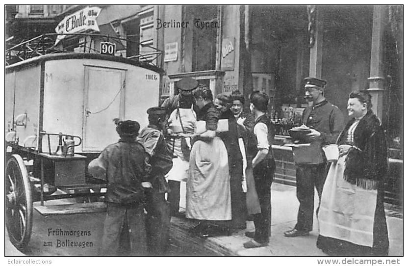 Allemagne   Berlin    Types Ou Petites Métiers:  Frühmorgens Am Bollewagen Un Marchand Ambulant - Sonstige & Ohne Zuordnung