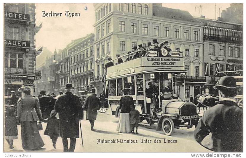 Allemagne   Berlin     Automobil-Omnibus Unter Den Linden - Friedrichshain