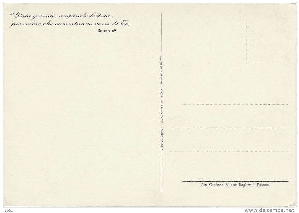 4862.   Zandrino - Gioia Grande, Augurale Letizia, Per Coloro Che Camminano Verso Di Te - Salmo 69 - Zandrino