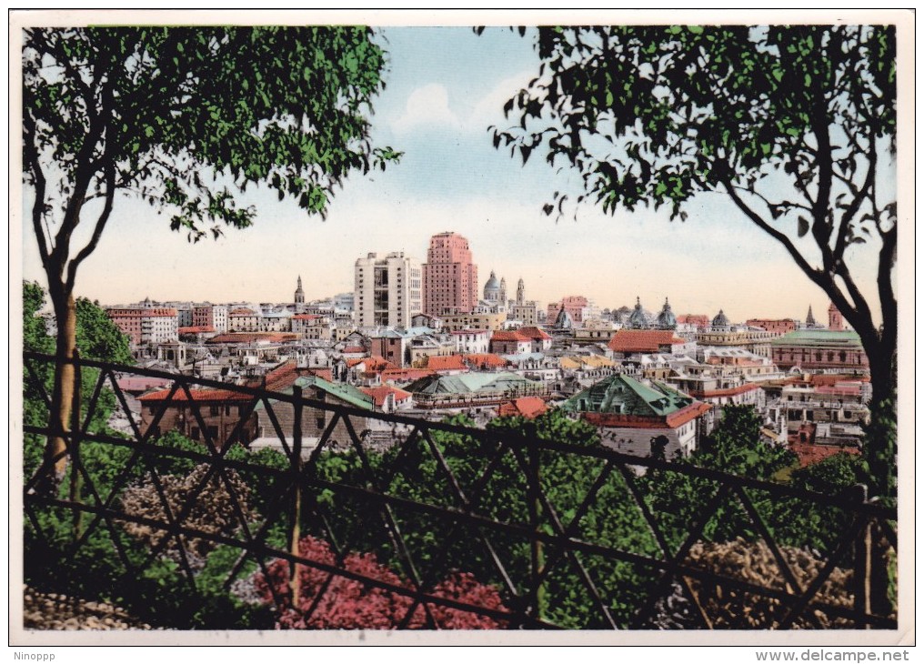 Italy 1953 Used Postcard, Genova Panorama, Postmark Arruolamento Volantario Specializzati Esercito Vi Assicura Un Mesti - Stamped Stationery