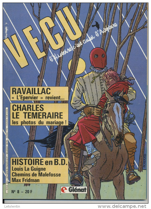 MAGAZINE Bandes Dessinées    -  VECU N°8 - Vécu