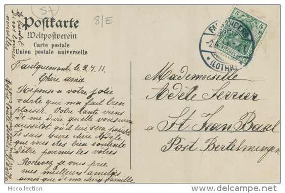 57 FAULQUEMONT / Pont De La Nied / CARTE RARE - Faulquemont