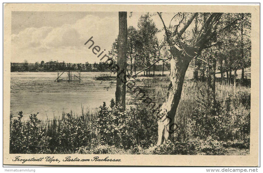 Freystadt - Partie Am Rackersee - Verlag Trinks & Co. Leipzig - Westpreussen