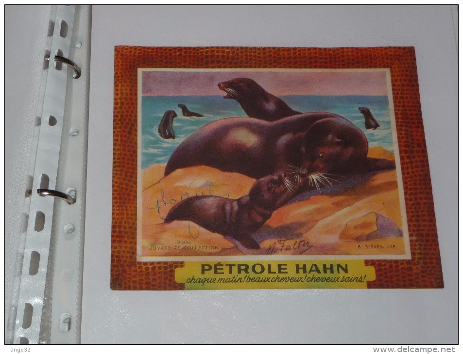 BUVARD Publicitaire  BLOTTING PAPER   Coiffure  .PETROLE HAHN . - Parfums & Beauté