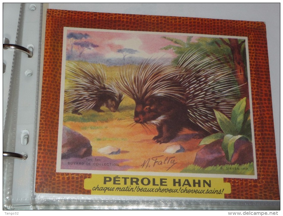 BUVARD Publicitaire  BLOTTING PAPER   Coiffure  .PETROLE HAHN . - Parfums & Beauté