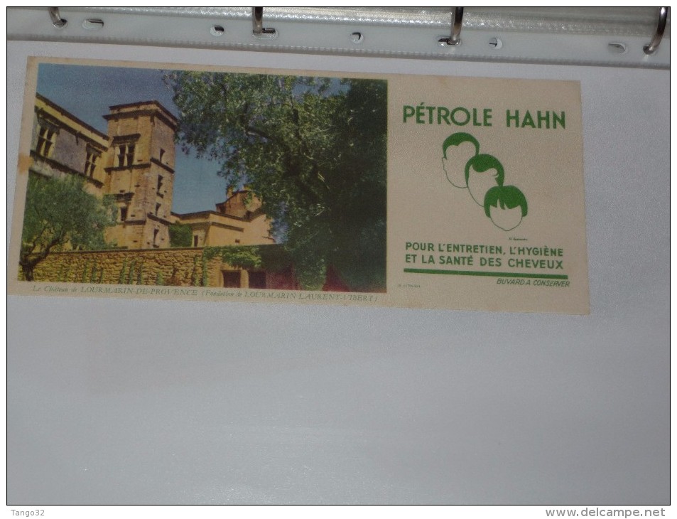 BUVARD Publicitaire  BLOTTING PAPER   Coiffure  .PETROLE HAHN . - Parfums & Beauté