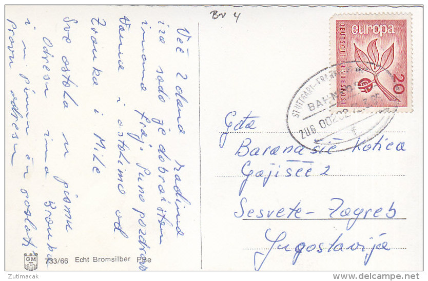 Bruchsal - Mehrbild - Bahnhpost Stempel 1965 - Bruchsal