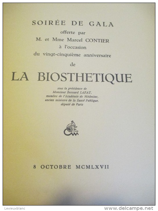 Programme/Comédie Française/Salle Richelieu / Soirée de Gala/ Cyrano de Bergerac/La Biosthétique///1967   PRO85