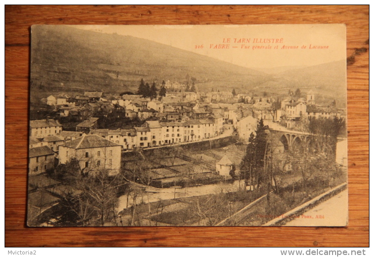 VABRE - Vue Générale Et Avenue De LACAUNE - Vabre