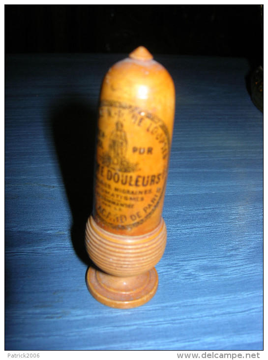 Petit Tube Bois Vide : PIERRE DE N.D DE LOURDES * MENTHOL PUR * - Recordatorios