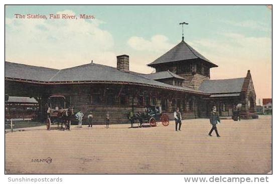Massachusetts Fall River Railroad Station - Fall River