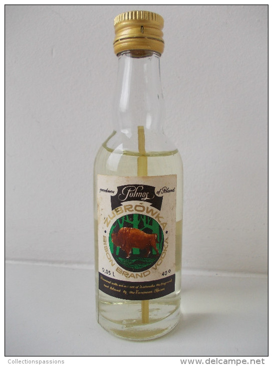 - Ancienne Mignonnette VODKA ZUBROWKA - - Mignonnettes