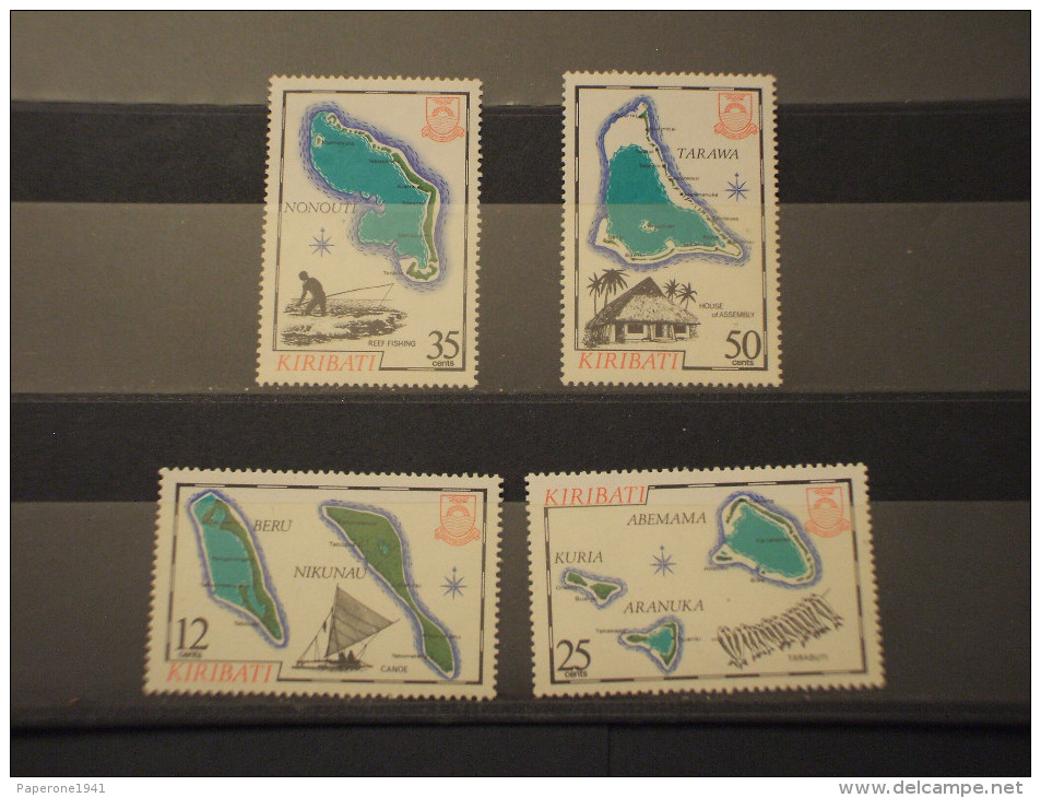 KIRIBATI - 1981 ISOLE 4 Valori - NUOVI(++) - Kiribati (1979-...)