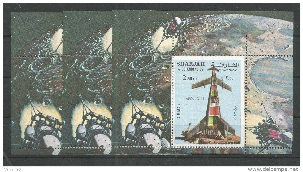 3x SHARJAH - MNH - Space - Apollo 11 - Other & Unclassified