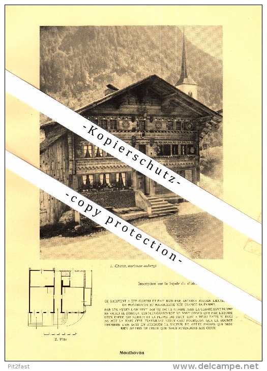 Photographien / Ansichten , 1928 , Montbovon , Charmey , Bellegarde , Lessoc , Prospekt , Architektur , Fotos !! - Bellegarde