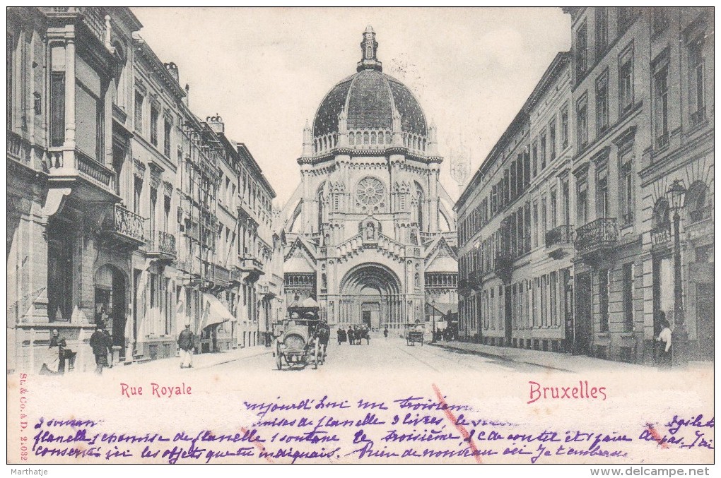 Rue Royale - Bruxelles - 1902 ! - Lanen, Boulevards