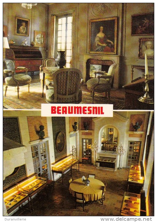 27 - BEAUMESNIL - Le Château - Vues D Intérieur : La Bibliothèque, La Chambre De " Madame " - Beaumesnil