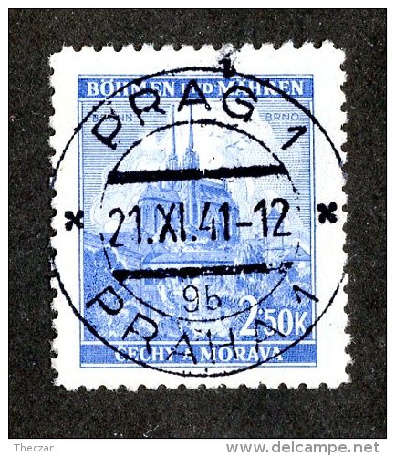 14222 - Bohemia & Moravia 1941  Michel # 71  ( Cat. €.70 ) - Oblitérés