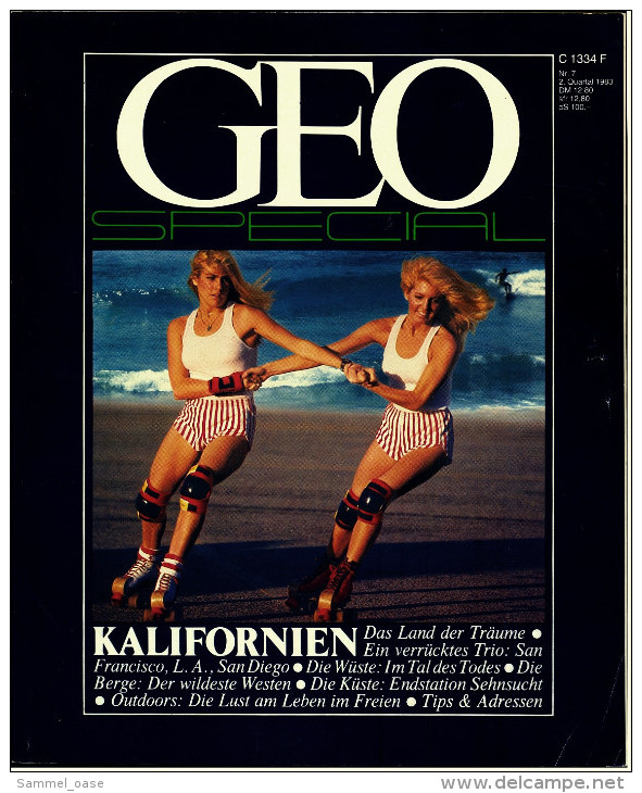 Geo Magazin Spezial  -  Kalifornien  -  Nr. 7 / 1983  -  Das Land Der Träume  -  Ins Tal Des Todes - Voyage & Divertissement