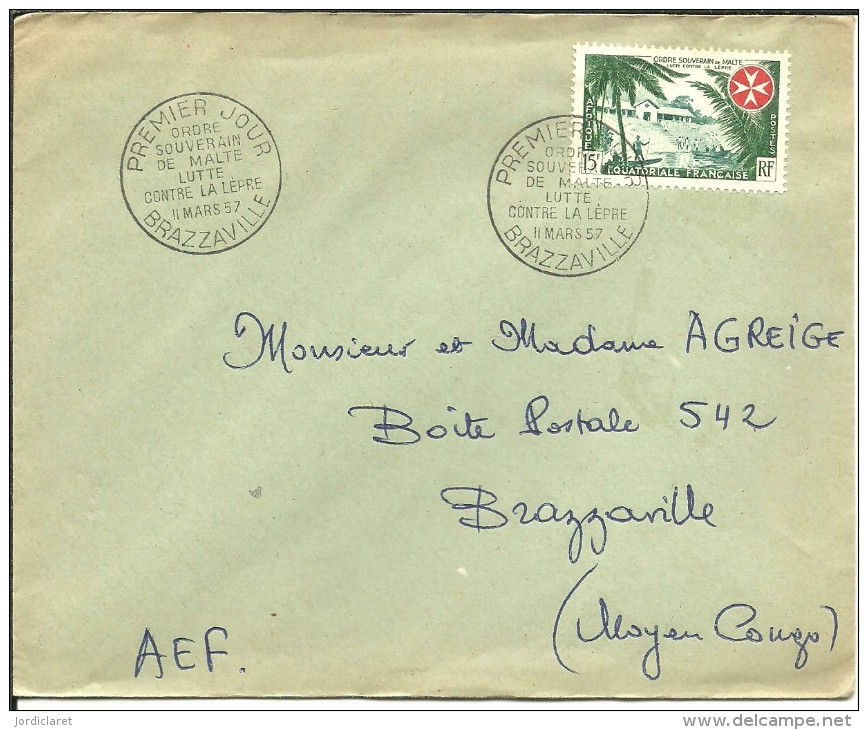 FDC 1957 - Cartas & Documentos