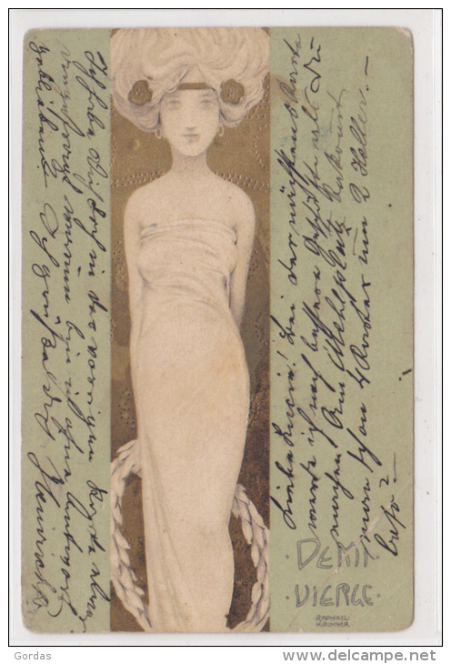 Illustrateur Raphael Kirchner - Demi Vierge - Kirchner, Raphael