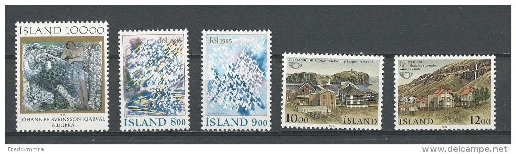 Islande: 594/ 596 + 603/ 604  ** - Nuevos