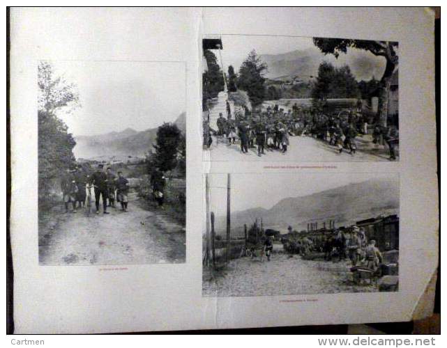 SOUVENIR DES MANOEUVRES ALPINES 1912 75° R I ROYANS VERCORS UBAYE AIGUES BLANCHES GUIL RECUEIL DE 105 HELIOGRAVURES