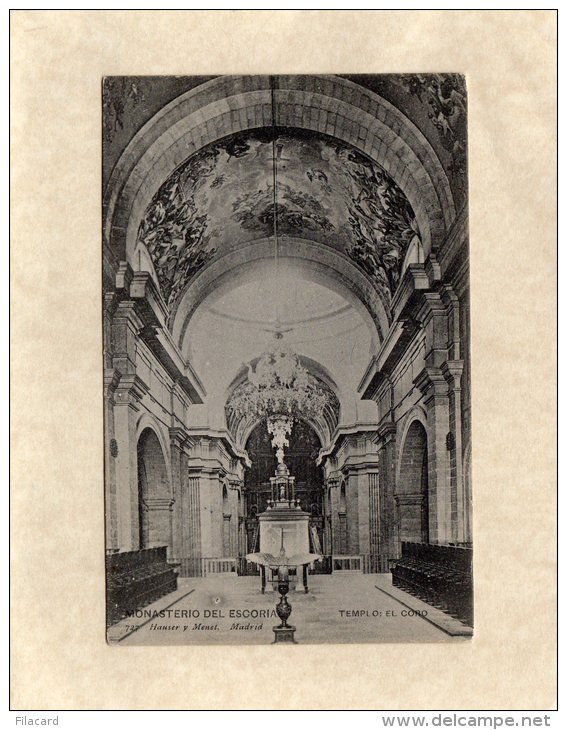 57339     Spagna,   Monasterio Del  Escorial,  Templo;  El  Coro,    NV - Madrid