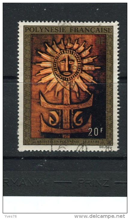 POLYNESIE - Y&T Poste Aérienne N° 77° - Jean-François Favre - Used Stamps