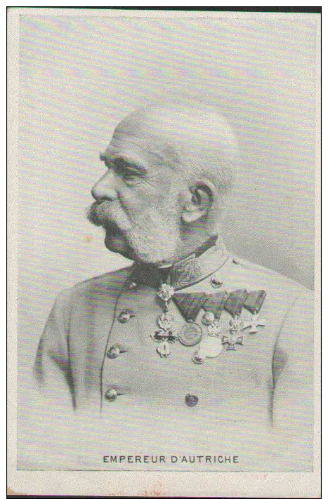 Kaiser Franz Joseph I., Portrait In Uniform, Postkarte, Adel, Habsburg, Österreich, Königshäuser - Königshäuser