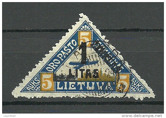 LITAUEN Lithuania 1922 Michel 186 I O Klaipeda - Lithuania