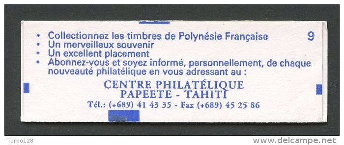 POLYNESIE Carnet N° 507 Type I Complet Fermé  Neuf = MNH Superbe  Cote 16,50 € Reine Pomaré Portrait - Carnets
