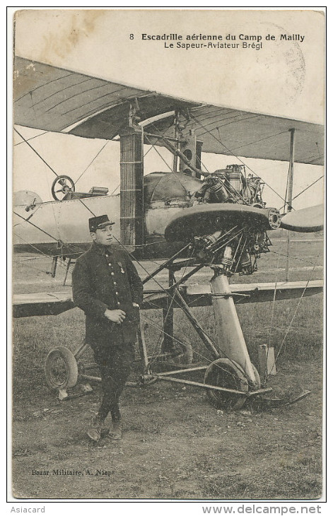 Henri Bregi Aviateur A Mailly Born In Sedan First Official Flight In Argentina Feb 2  1910 Biplan Voisin - Argentina